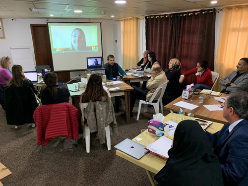 Walter Young's sister Emma skype call with STEP project